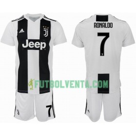 Camiseta de fútbol Juventus Ronaldo 7 Niño 1ª equipación 2018/2019